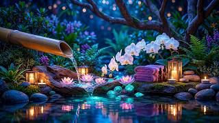 Full Relaxing Music Relieves Stress, Anxiety and Depression 🌿 Bamboo Water Sounds + Healing Piano Music Update