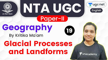 NTA UGC NET 2020 (Paper-2) | Geography by Kritika Ma