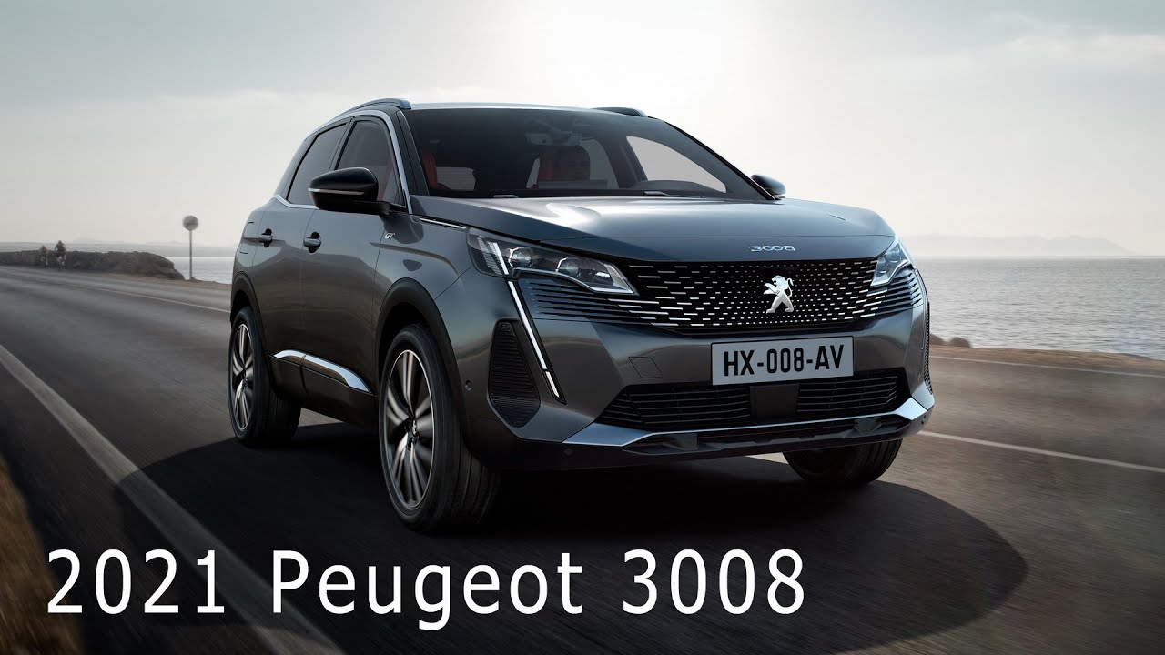 New 21 Peugeot 3008 Suv Facelift Gt Black Pack Hybrid View Youtube