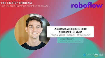 AWS Startup Showcase - AI/ML Top Startups: Roboflow sponsored by Intel