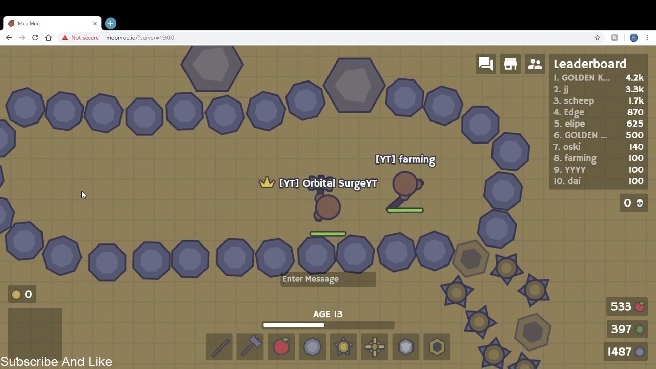 Tutorial! Making The Most Invincible Base Moomoo.io