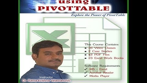 Data Analytics using Pivot Table