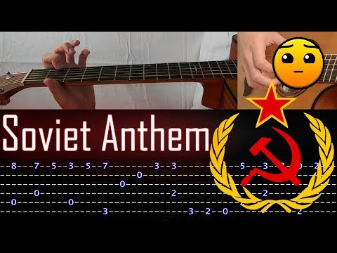 How to play 'Soviet Anthem' Guitar Tutorial [TABS] Fingerstyle
