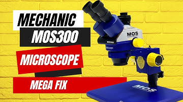 Mechanic mos300 binocular microscope unboxing and installing
