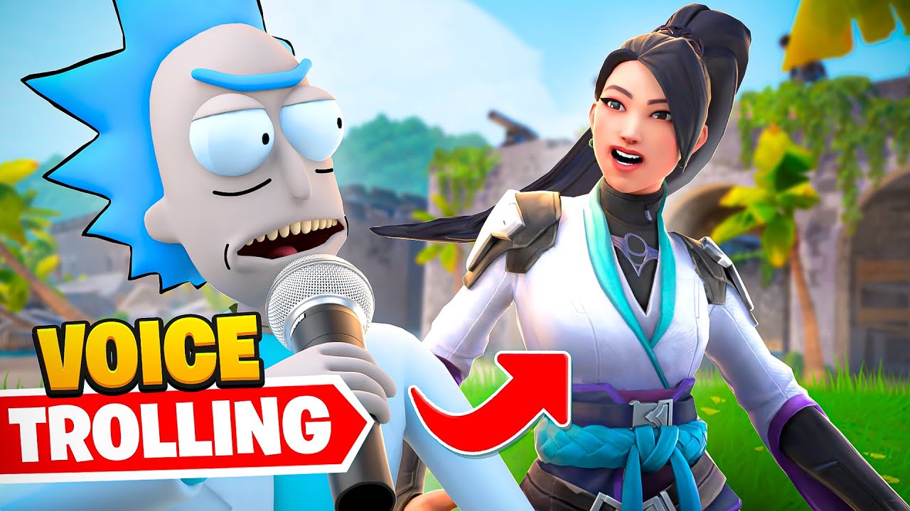 Rick And Morty Voice Trolling In Valorant!