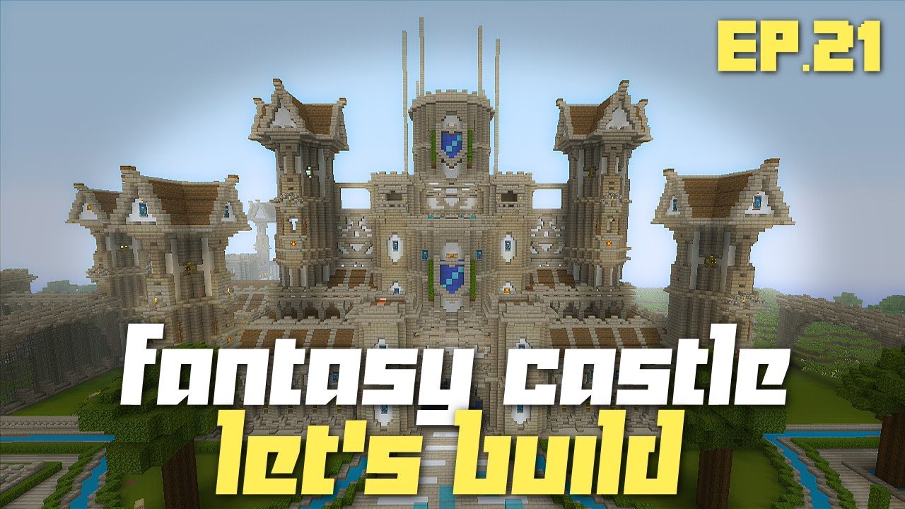 Minecraft Xbox 360: Let's Build a Fantasy Castle! Ep.21 