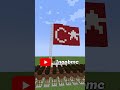 İstiklal Marşı ! Minecraft #minecraft #minecraftshorts