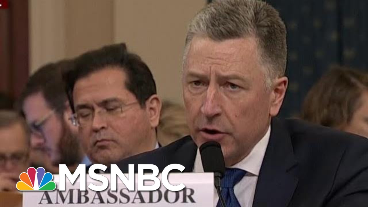 Kurt Volker Revises Previous Testimony Discrepancies | Morning Joe | MSNBC