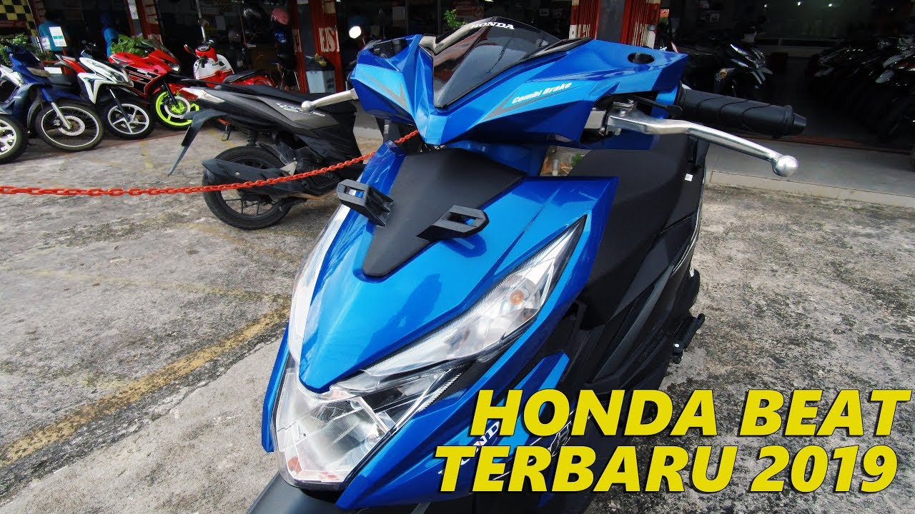 Honda Beat Terbaru 2019 Tipe Cbs Iss Electro Blue Black Rio