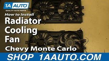 How to Replace Radiator Cooling Fan 00-03 Chevy Monte Carlo