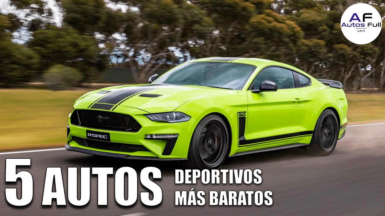 5 Autos Deportivos Más Baratos de América Latina | Ford Mustang 🔥🔥 -  YouTube