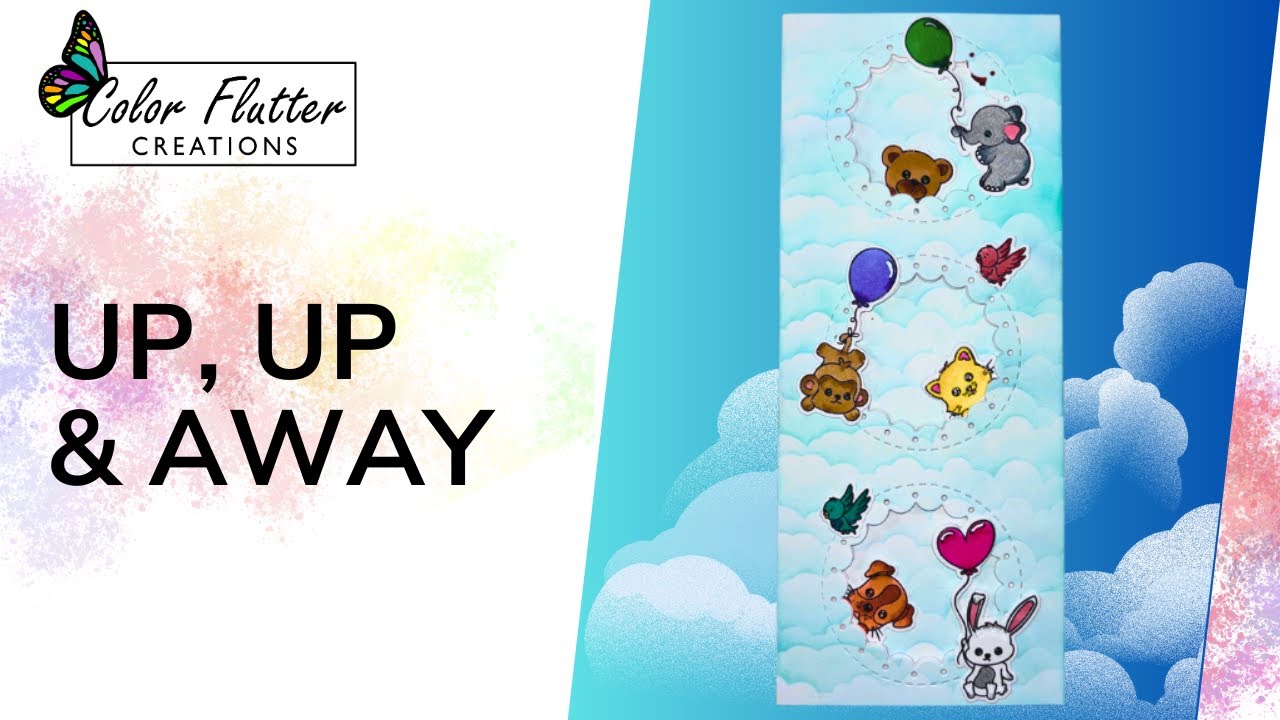 Windows to the Sky | Up Up & Away Slimline Card Tutorial