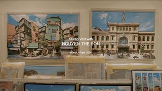 Studio Visit with Nguyen The Son - Nguyen Art Foundation (4 Apr 2024, Hanoi, Vietnam)
