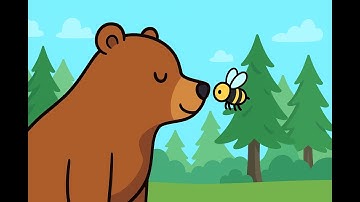 Scrolling Forest Animation in Scratch | Bear & Bee 🐻🌲#scratch  #blockcoding #animation