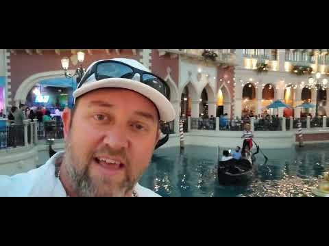 Video: Vožnja gondolom u Venetian Hotel and Casino