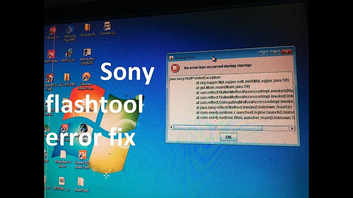 how to fix experia  flashtool error