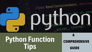 Tips Writing Functions in Python Net Worth