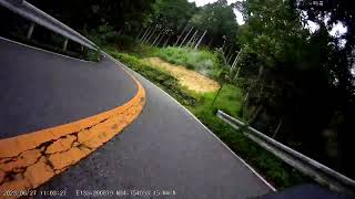 23 0627 神戸市立森林植物園近く~県道16号線を東~サンライズドライブウェイ~みよし観音　リヤカメラ