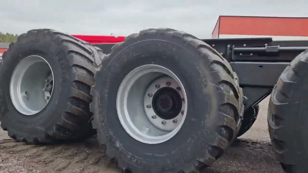 MetaFlex 50-65 Tridem with 800/40 22,5 wheels and hydraulic drive axle | Hakenlift mit Antriebsachse