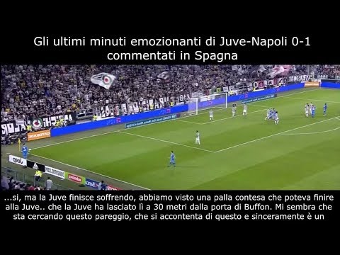 JUVE-NAPOLI 0-1 in SPAGNA -"CAMPIONATO PIU' BELLO D'EUROPA"- GLI ULTIMI EMOZIONANTI MINUTI (sub ITA)
