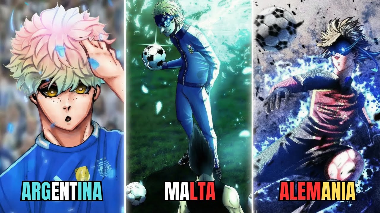 Los MEJORES JUGADORES de Cada Pais en Blue Lock