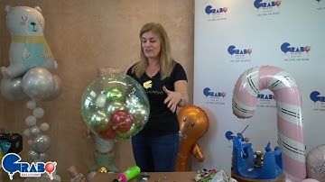 Tutorial foil balloons - Grabo Decorators - Gumball Globes