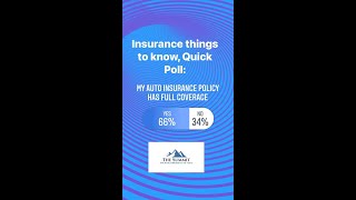 Do you have Full Coverage on your auto insurance?