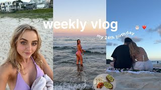 WEEKLY VLOG | i turned 24 🎂 bday beach getaway | trying to get back into routine | Conagh Kathleen