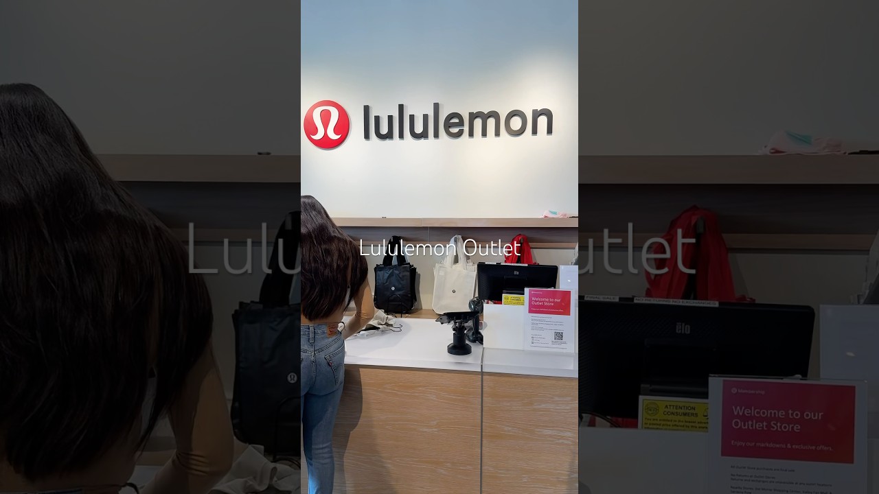 Checking out the lululemon outlet in Gilroy, CA 
