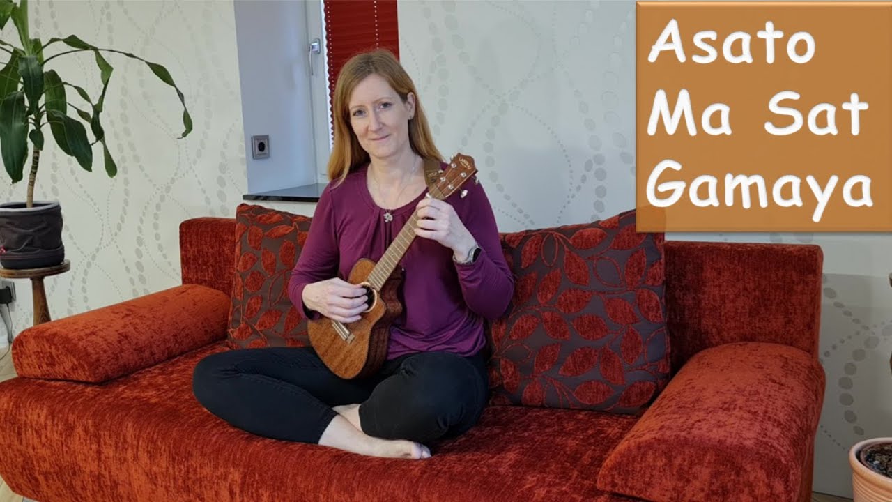 Asato ma | Mantra Ukulele mit Text und Akkorden | Singalong | Playalong
