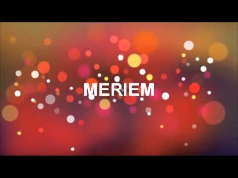 Feliz Cumpleanos Meriem Youtube Feliz Cumpleanos Meriem Youtube