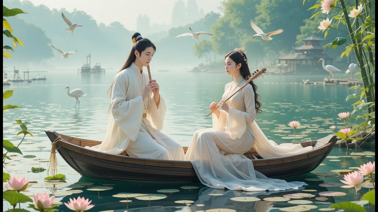 Peaceful Deep Sleep Music | Bamboo Flute & Guzheng | Anxiety Relief ...