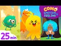 Emotion & Feeling with Como | Learn emotion 25min | Cartoon video for kids | Como Kids TV