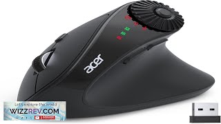acer Ergonomic Mouse Wireless with Side Scroll Wheel Bluetooth Mouse