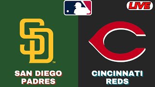 Cincinnati Reds Vs San Diego Padres MLB 2025 MLB Live Baseball Score 2025