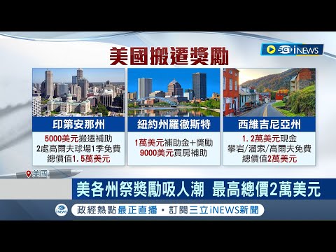 全美各地推搬遷獎勵！ 搬去就享近63萬台幣福利 美國住宿成本高 無殼蝸牛壓力山大 換房東房租翻倍漲！佛州租客：不公平｜記者 易俐廷 徐國衡｜【國際局勢】20240311｜三立iNEWS