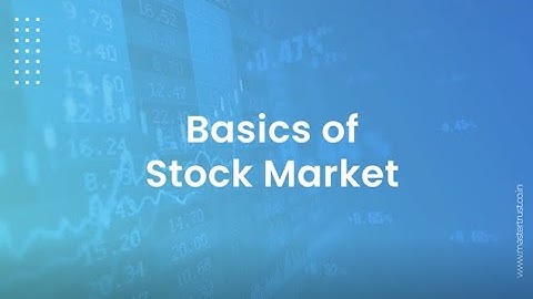 Basics of Stock Market | mastertrust
