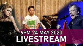 Livestream Piano Concert - Meat Loaf, Kelly Clarkson \& See You Again Sunday 6pm 24 May 2020