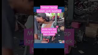 minta kain lap langsung sobek baju montir #shortvideo #memengakakkocak #viral #lucu minta kain lap langsung sobek baju montir #shortvideo #memengakakkocak #viral #lucu