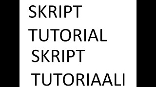Famous Skript tutorials #1 basics / Skript tutorial #1 perusteet Profile