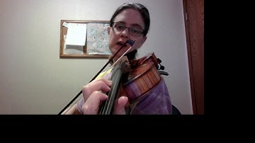 3 Octave B flat harmonic minor violin scale with fingerings and playthrough