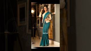 Stylish Long Blouse Designs for Sarees #jacket #longblouse #saree #croptop #stylingtips #partywear