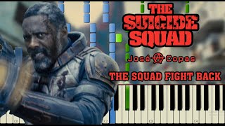 The Suicide Squad - The Squad Fight Back | Tema del Escuadrón (Piano Tutorial + Partitura + MIDI)