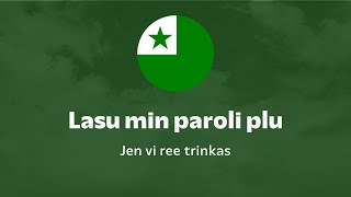 Esperanto | Lasu min paroli plu: Jen vi ree trinkas.