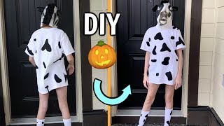 DIY Cow Halloween Costume!