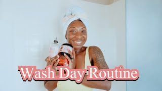 Easy Natural Hair Wash Day Routine l Type 4 Hair