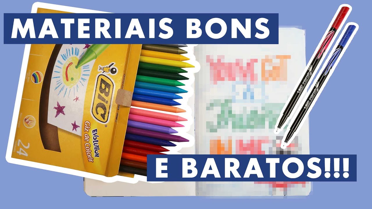 LETTERING COM UMA MARCA SÓ: BIC | Marina Viabone