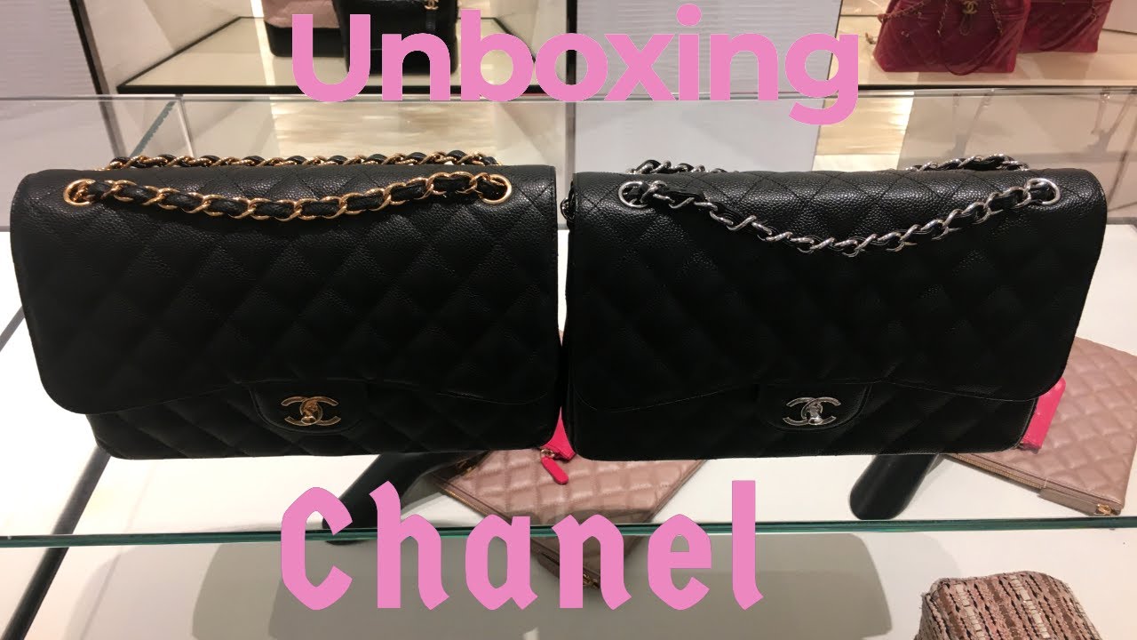 Unboxing Chanel Large Classic Handbag 