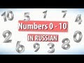 Russian numbers. Learn Russian numbers from 0 to 10