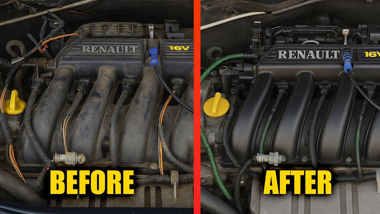 آموزش تعویض لوله خرطومی‌های سیم‌کشی موتور رنو تندر90 و ساندرو - K4M 🔧✨